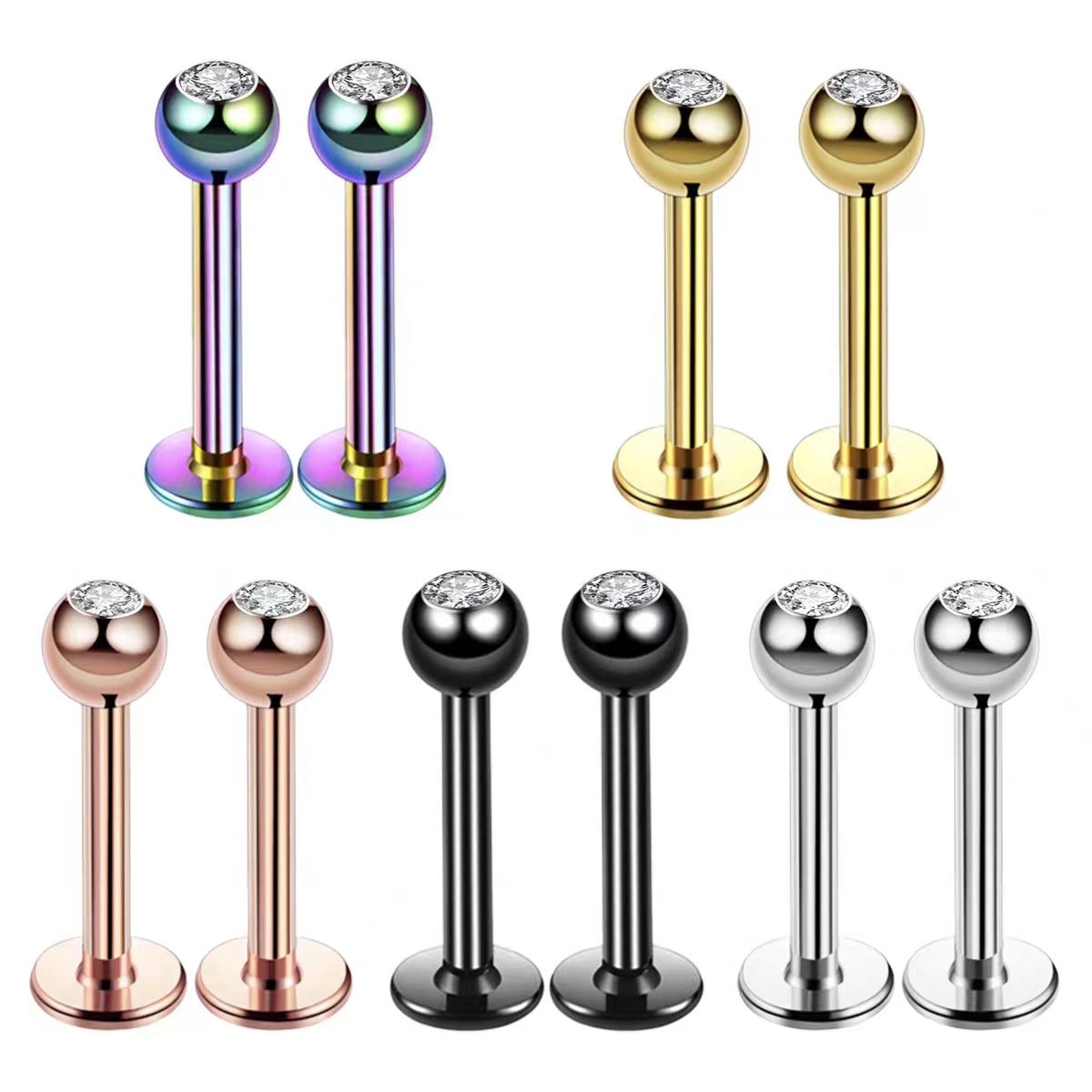 Body Jewelry Ear Piercing - Perhiasan Anting Tindik Labret Tragus Septum
