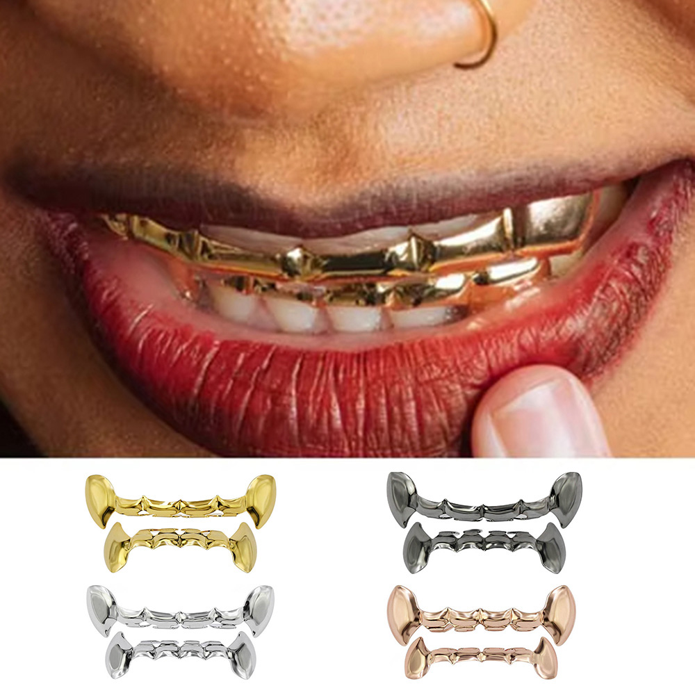 Body Jewelry For Men - YOUNGX Hip Hop Vampire Fangs Teeth