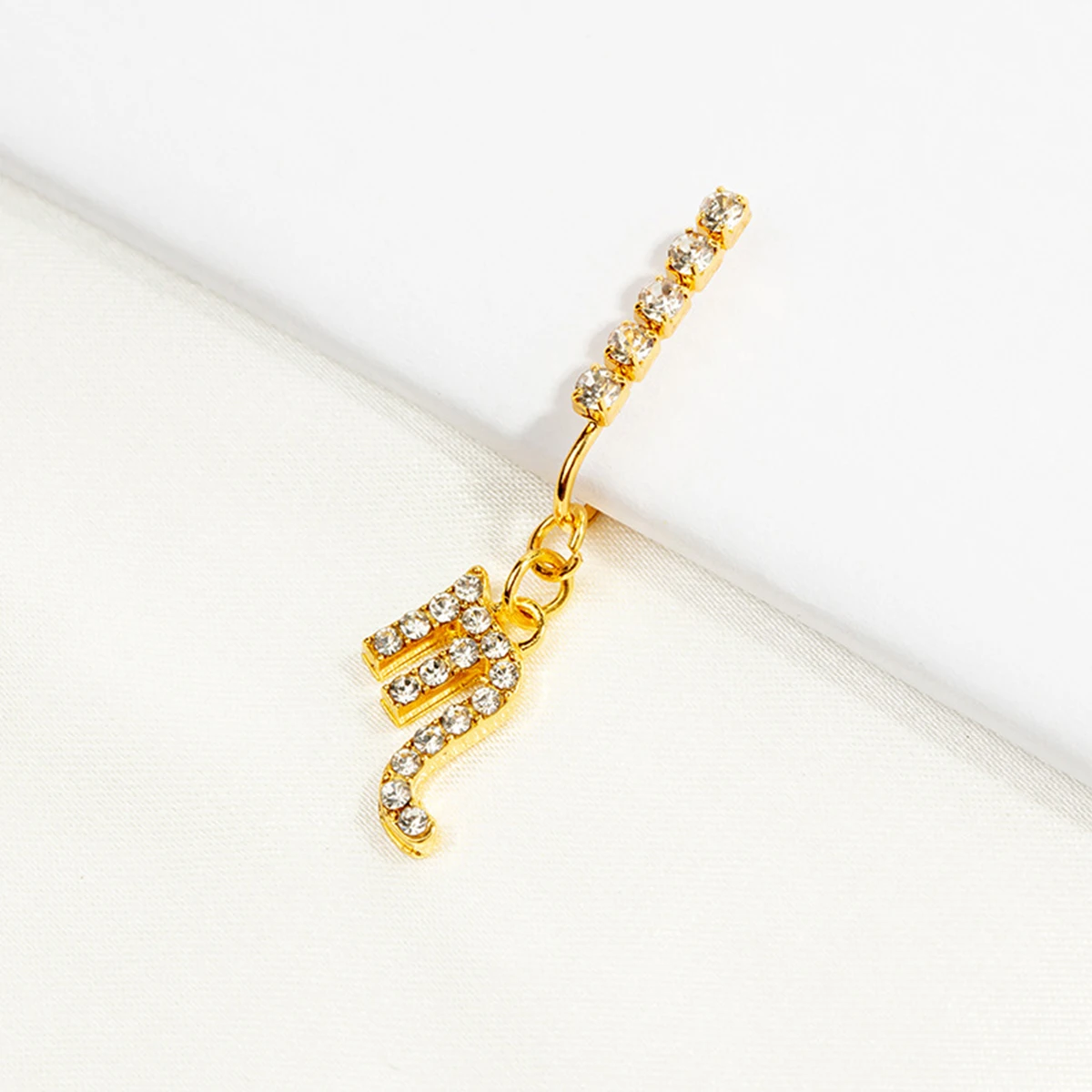 2 pak klip telinga logam zirko - Body Jewelry Ear Piercing ulasan dan harga