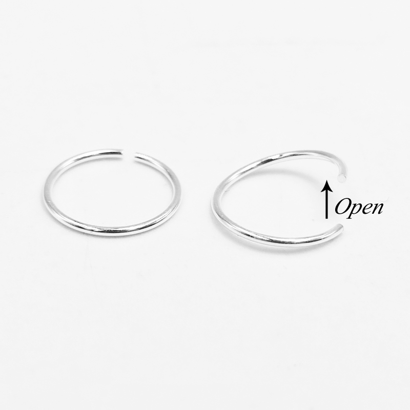 925 Sterling Cincin Hidung Per - Body Jewelry Ear Piercing ulasan dan harga