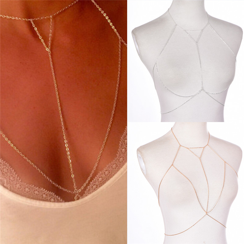 Kalung V rantai modis wanita,  - Body Jewelry By The Chain Gang ulasan dan harga