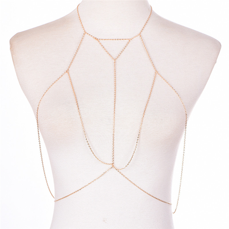 Kalung V rantai modis wanita,  - Body Jewelry By The Chain Gang ulasan dan harga