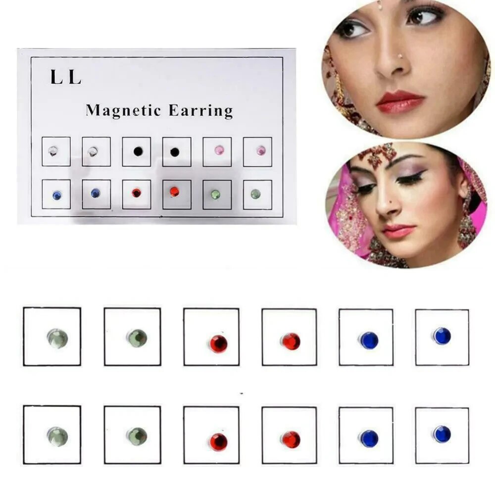 12 buah/kartu palsu penipu Mag - Body Jewelry Ear Piercing ulasan dan harga