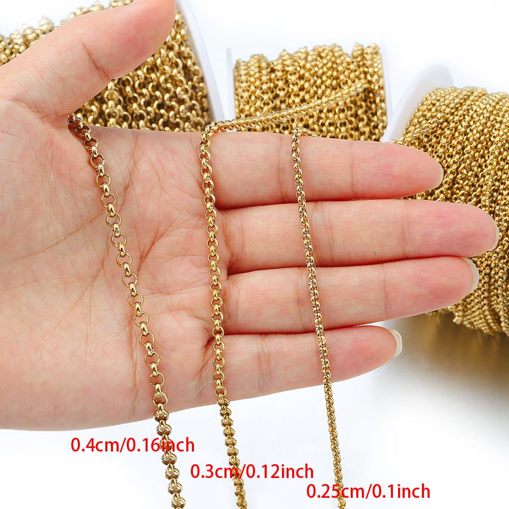 1 Meter Rantai Lingkaran Kecil - Body Jewelry Chain ulasan dan harga