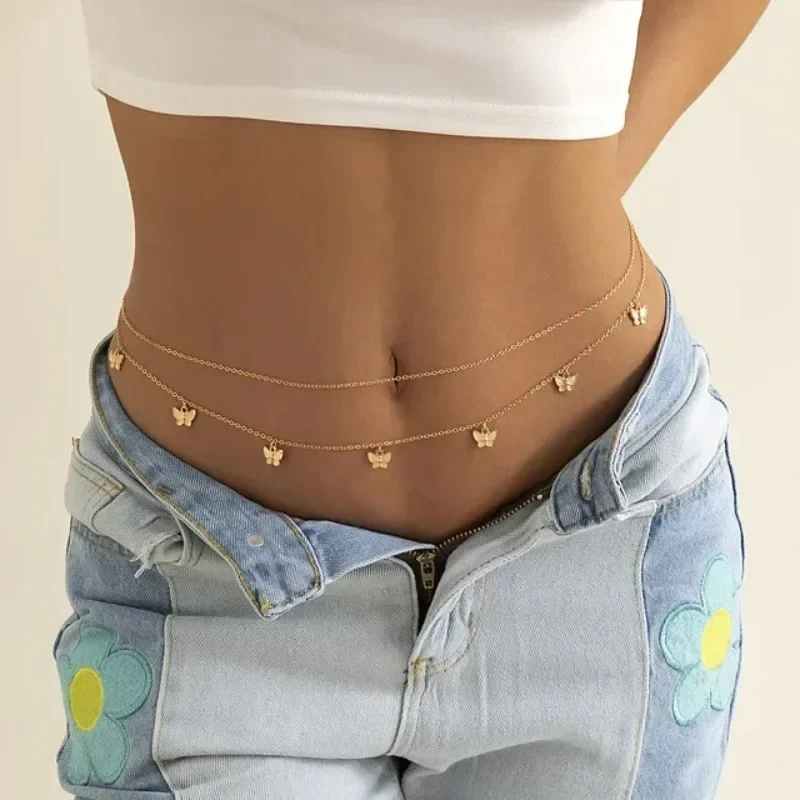 Baru Charm seksi dua lapisan r - Body Jewelry Chain ulasan dan harga