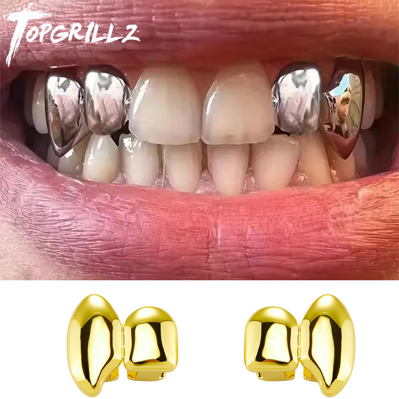 TOPGRILLZ Vampire DIY Double F - Body Jewelry For Men ulasan dan harga