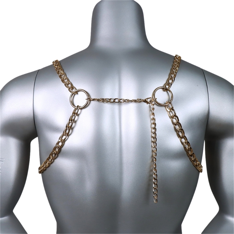 Perhiasan Rantai Dada Tubuh Lo - Body Jewelry For Men ulasan dan harga