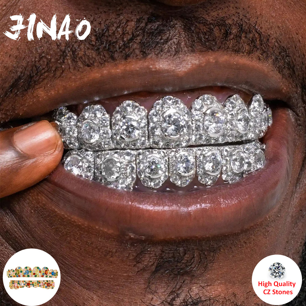 JINAO Hip Hop Full Iced Out 8  - Body Jewelry For Men ulasan dan harga