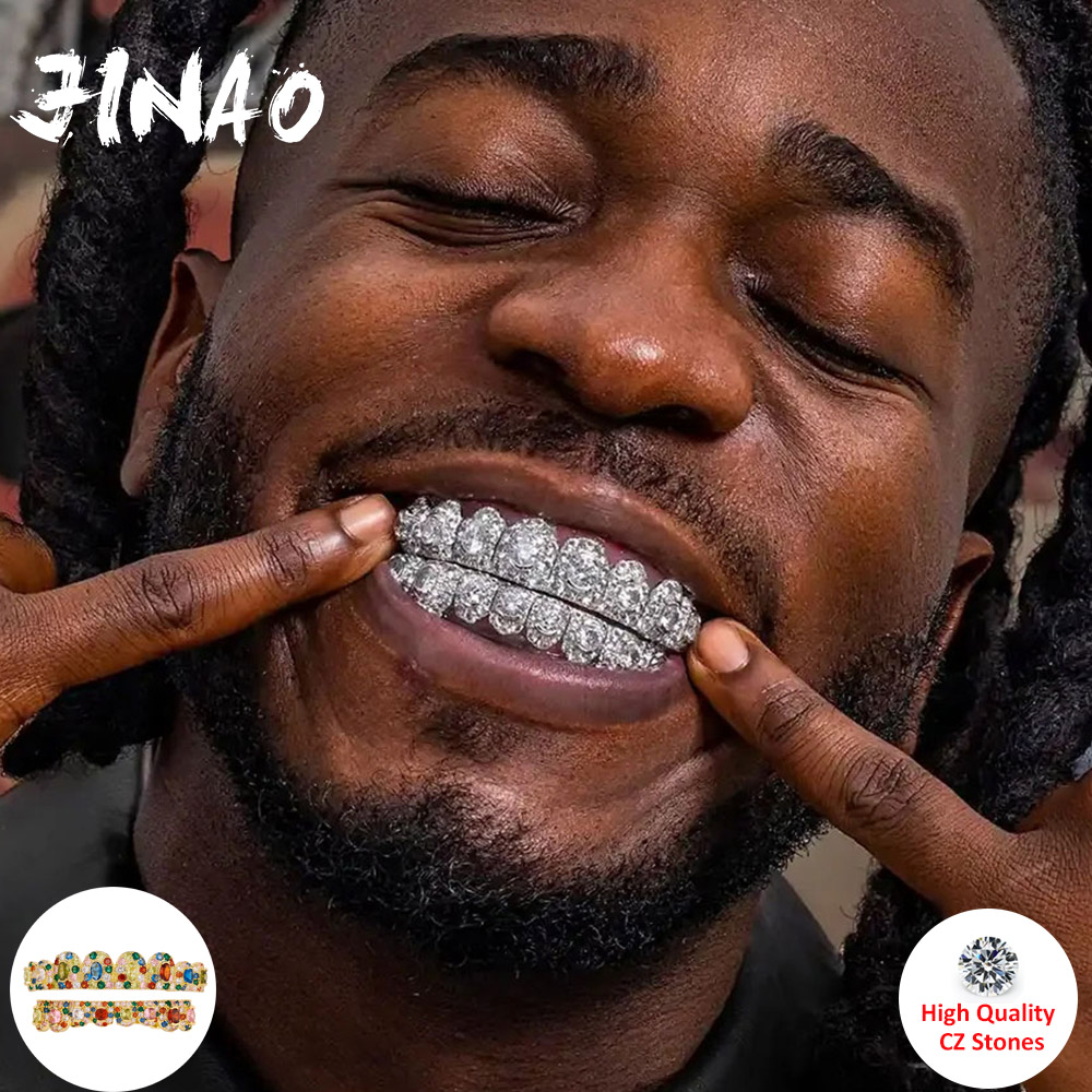 JINAO Hip Hop Full Iced Out 8  - Body Jewelry For Men ulasan dan harga