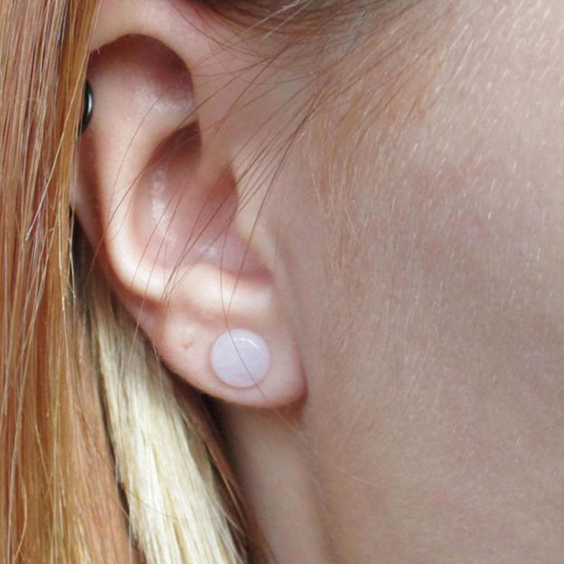 2 PC Pink Kuarsa Organik Batu  - Body Jewelry Plus ulasan dan harga
