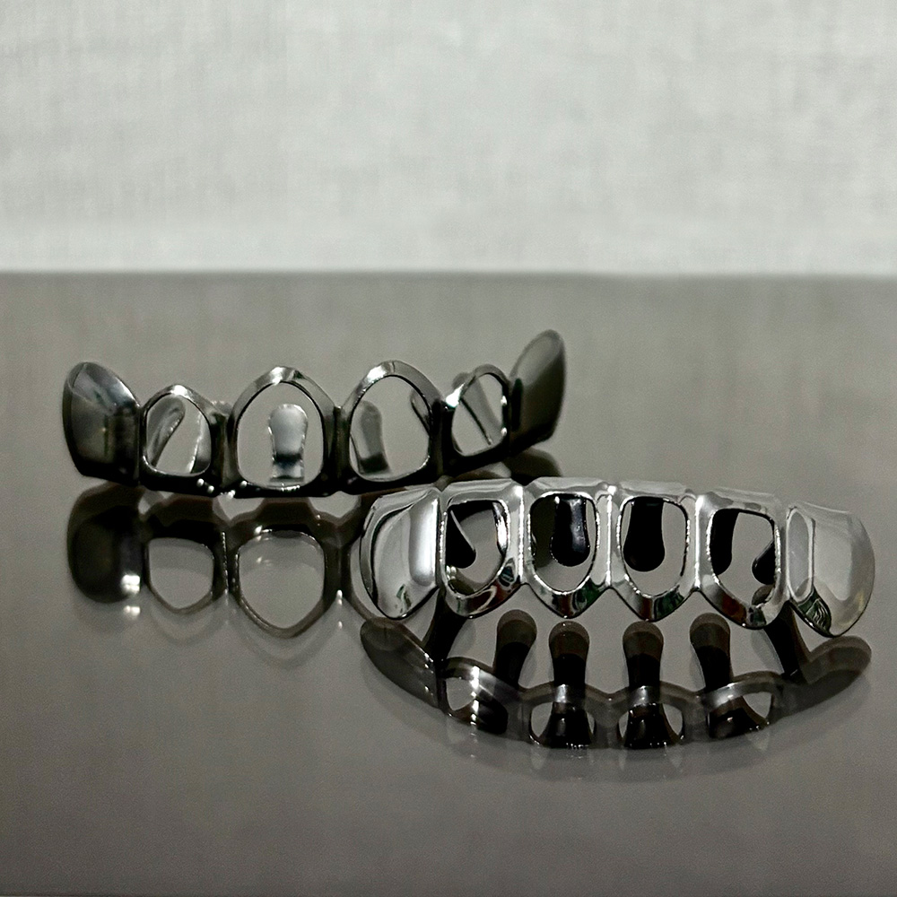 RACHELZ gigi berongga Hip Hop  - Body Jewelry For Men ulasan dan harga