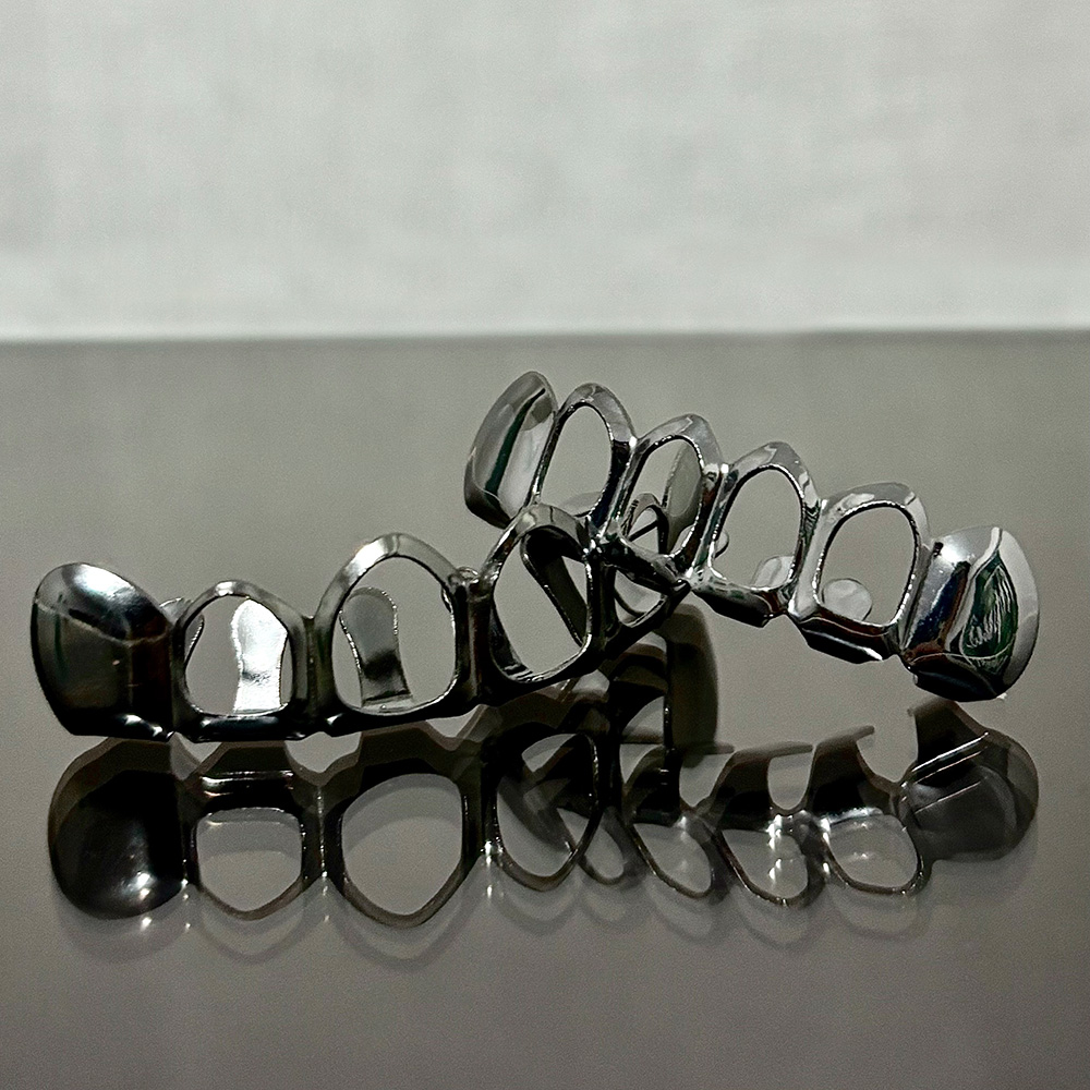 RACHELZ gigi berongga Hip Hop  - Body Jewelry For Men ulasan dan harga