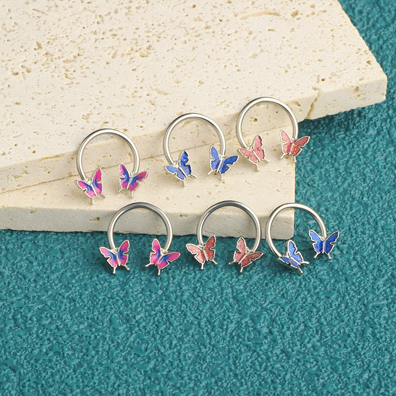 Cincin Septum 16G, Perhiasan T - Body Jewelry Ear Piercing ulasan dan harga