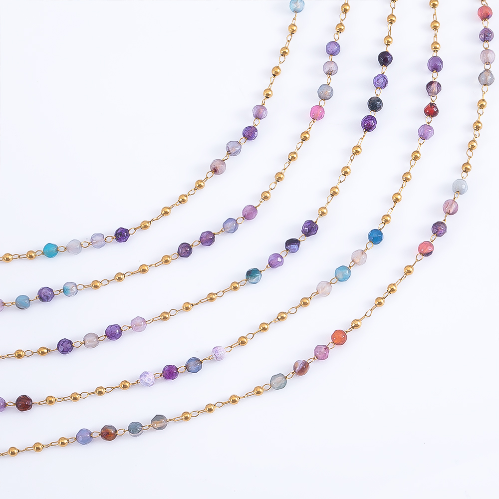 Rantai Manik-manik Kristal Tra - Body Jewelry Chain ulasan dan harga