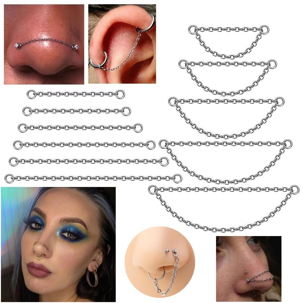 Rantai Hidung Titanium Fashion - Body Jewelry Ear Piercing ulasan dan harga