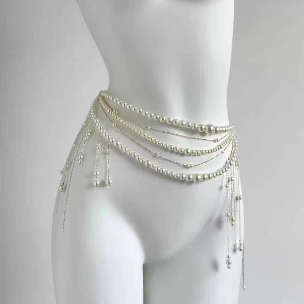 Rantai Pinggang Mutiara Elegan - Body Jewelry By The Chain Gang ulasan dan harga