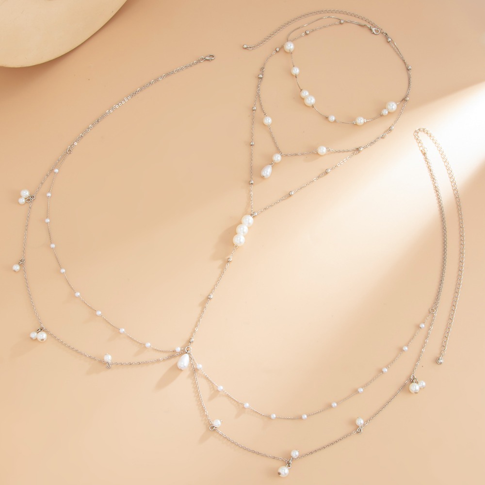 Kalung Mutiara Imitasi Multi L - Body Jewelry By The Chain Gang ulasan dan harga