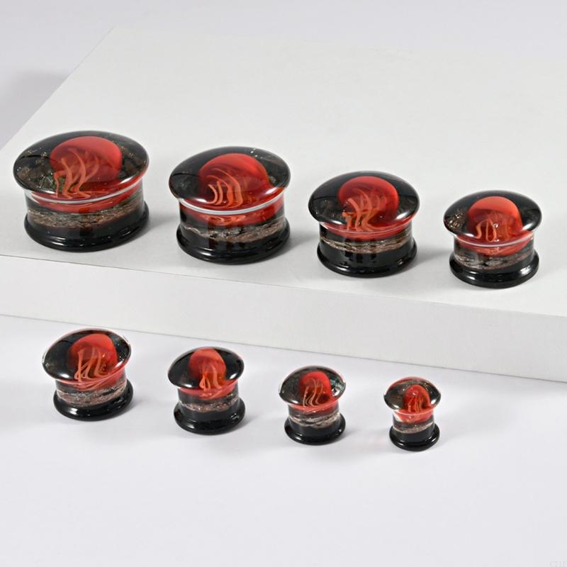 Tandu Telinga Tekstur Kaca Eks - Body Jewelry Ear Piercing ulasan dan harga