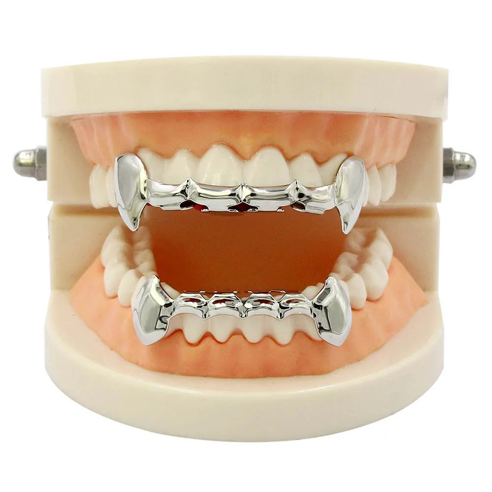 YOUNGX Hip Hop Vampire Fangs T - Body Jewelry For Men ulasan dan harga