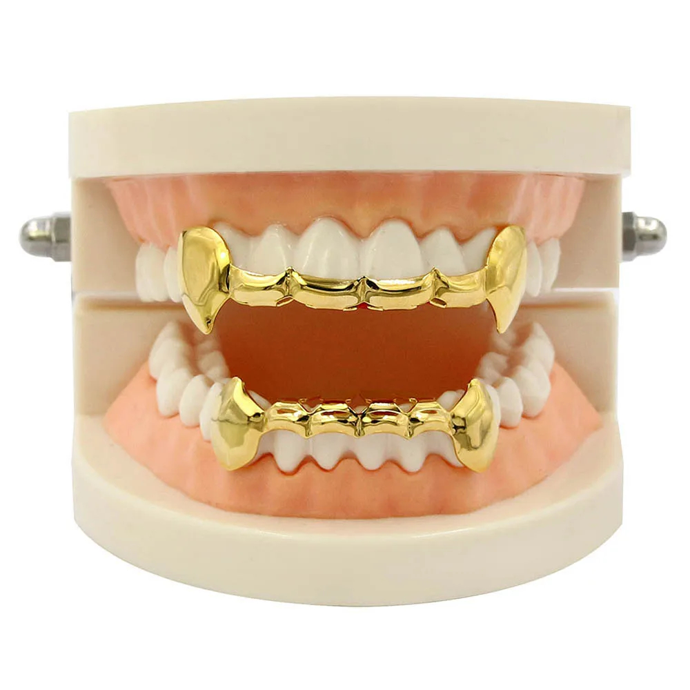 YOUNGX Hip Hop Vampire Fangs T - Body Jewelry For Men ulasan dan harga